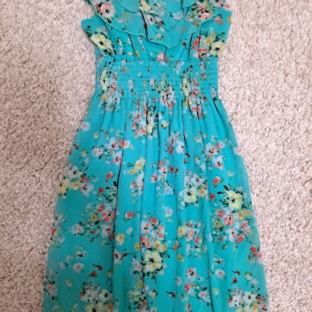 Turquoise sundress. Size XS/small